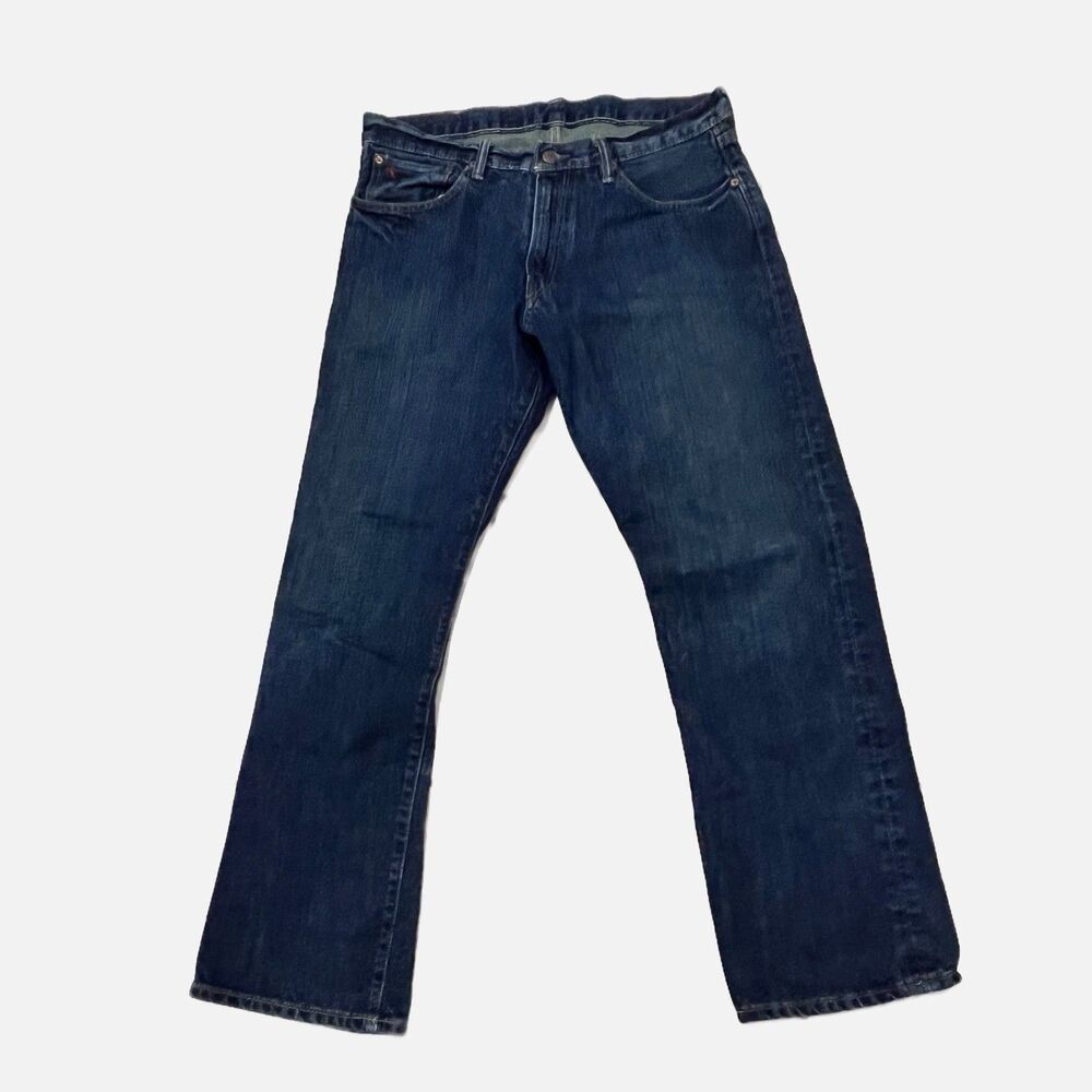 Polo Ralph Lauren Straight Leg Dark Wash Jeans Size 34 X 30